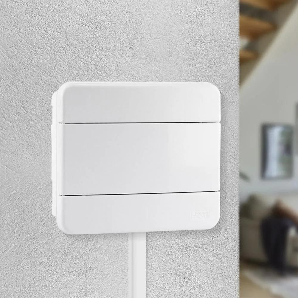 Quadro Distribuição 8 Disjuntores Din Br Sobrepor Forceline