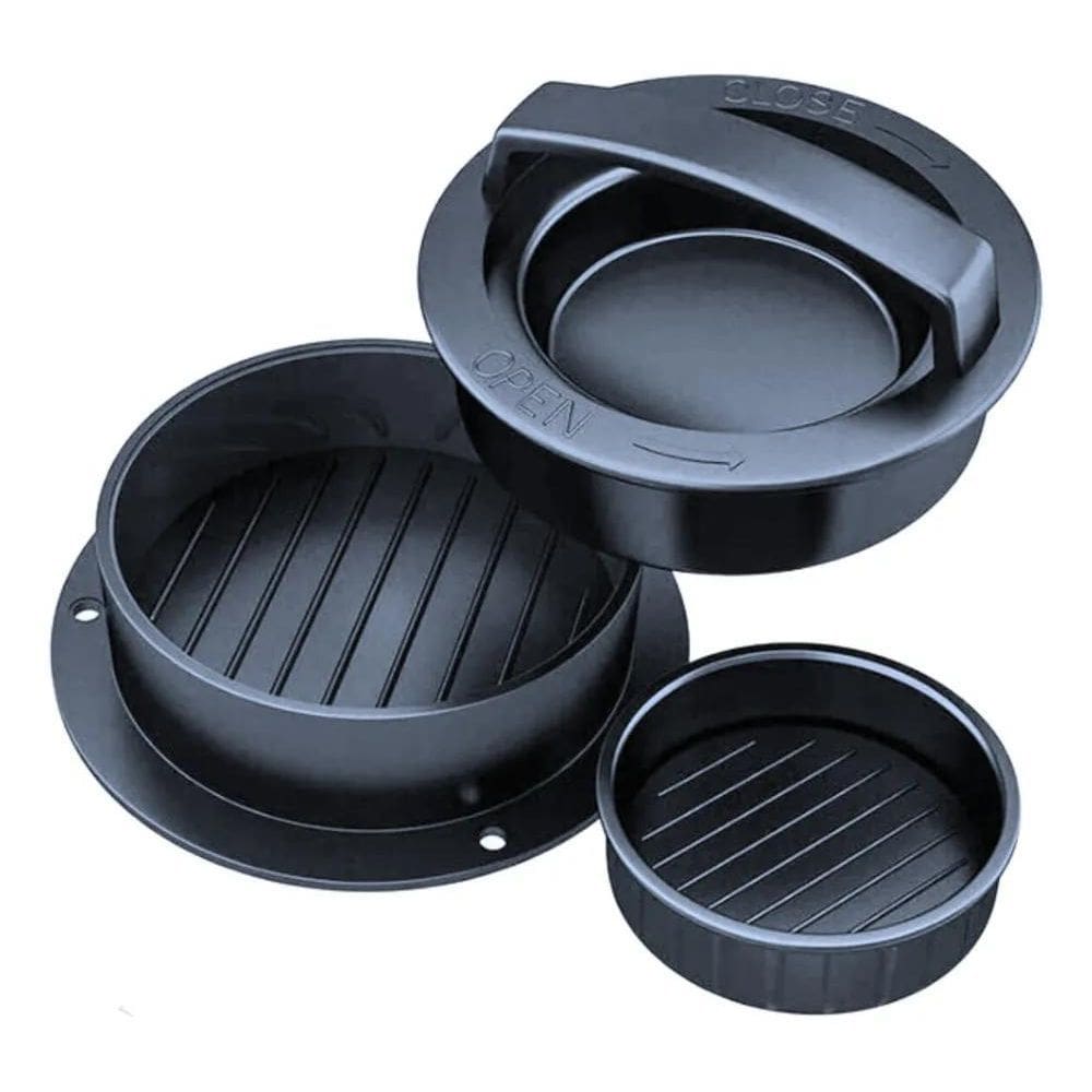 2X Kit Forma Modelador De Hambúrguer Artesanal