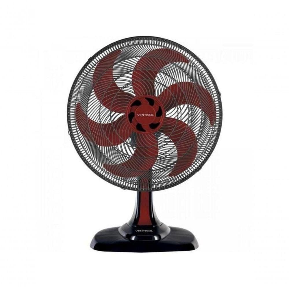 Ventilador De Mesa Ventisol Turbo 6 50cm Vermelho 220V