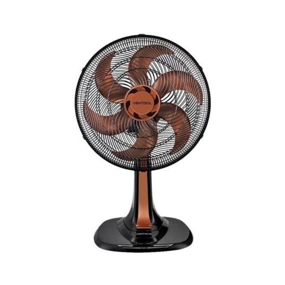 Ventilador De Mesa Ventisol Turbo 6 30cm Bronze 220V