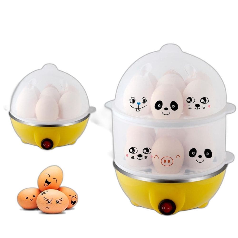 Cozedor De Ovos 2 Andares Para Grandes Famílias