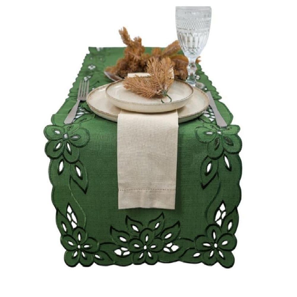 Caminho Mesa Rechillie 40X180Cm Musgo Argivai