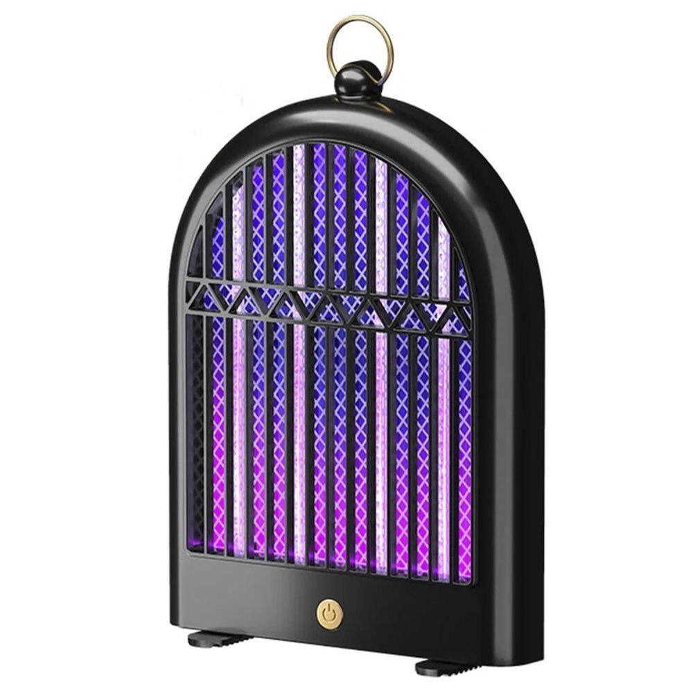 Luminaria Armadilha Repelente Luz Ultravioleta Pega Inseto Mosca Mosquitos Cabo Usb Portatil Gancho Pendurar