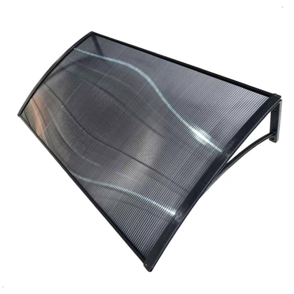 Toldo Policarbonato 1M X 50Cm Cobertura Portas E Janelas