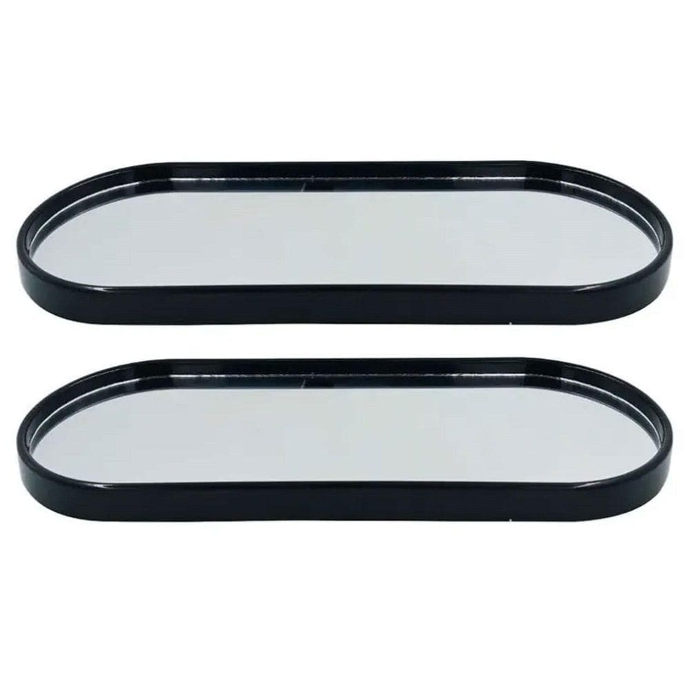 Kit 2 Bandeja Espelhada Decorativa 2Em1 Banheiro Multiuso