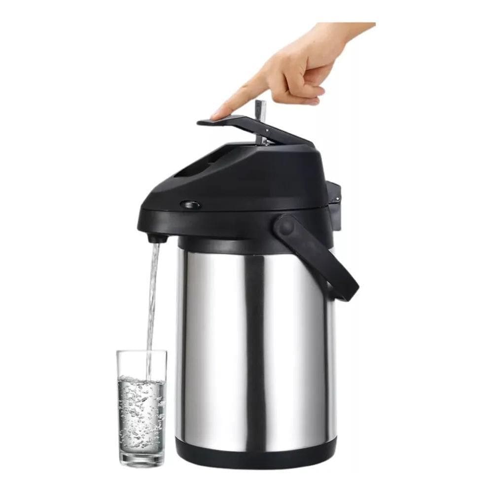 Garrafa Térmica 2,5 Litros Inoxidável Com Alavanca