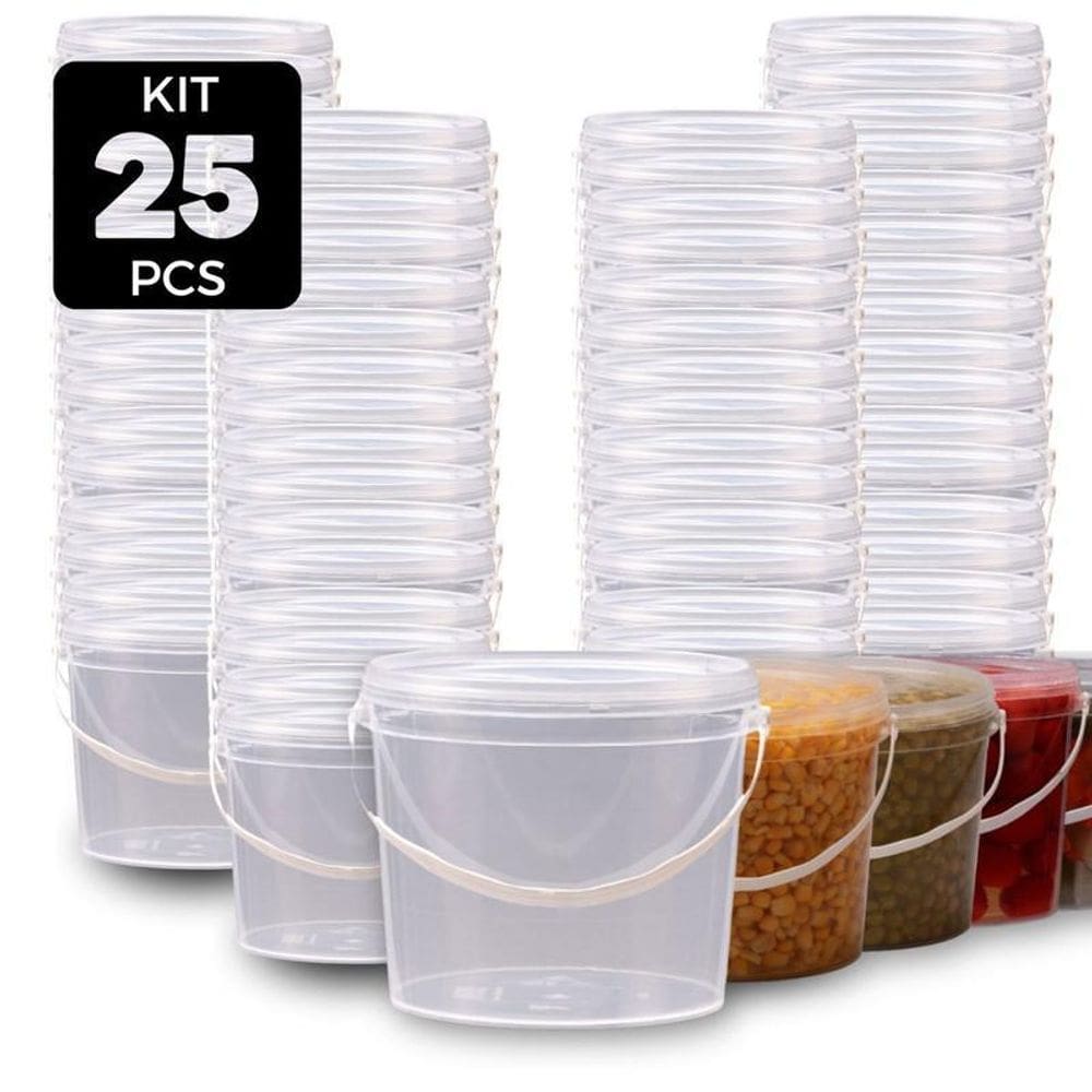 Pote Polipropileno 1.8L 25 Pçs