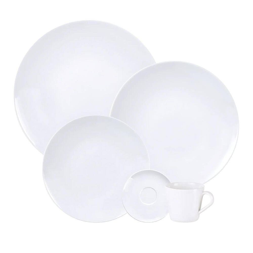 Aparelho Jogo De Jantar Pratos Kit 20 Pcs Leonora Tramontina