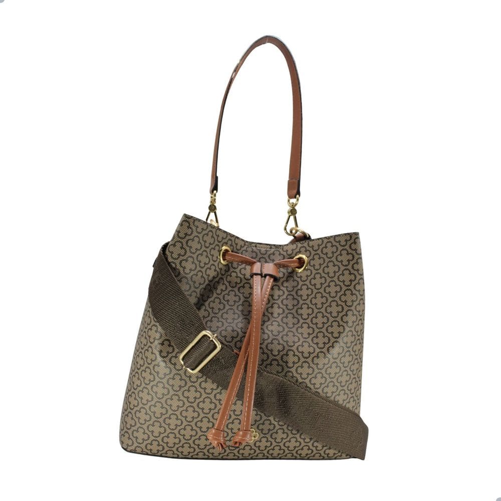 Bolsa Capodarte Bege/Camel/Monograma