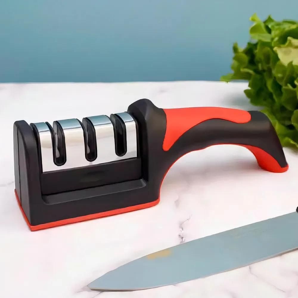 10X Afiador Amolador Facas Multifuncional 3 Opções