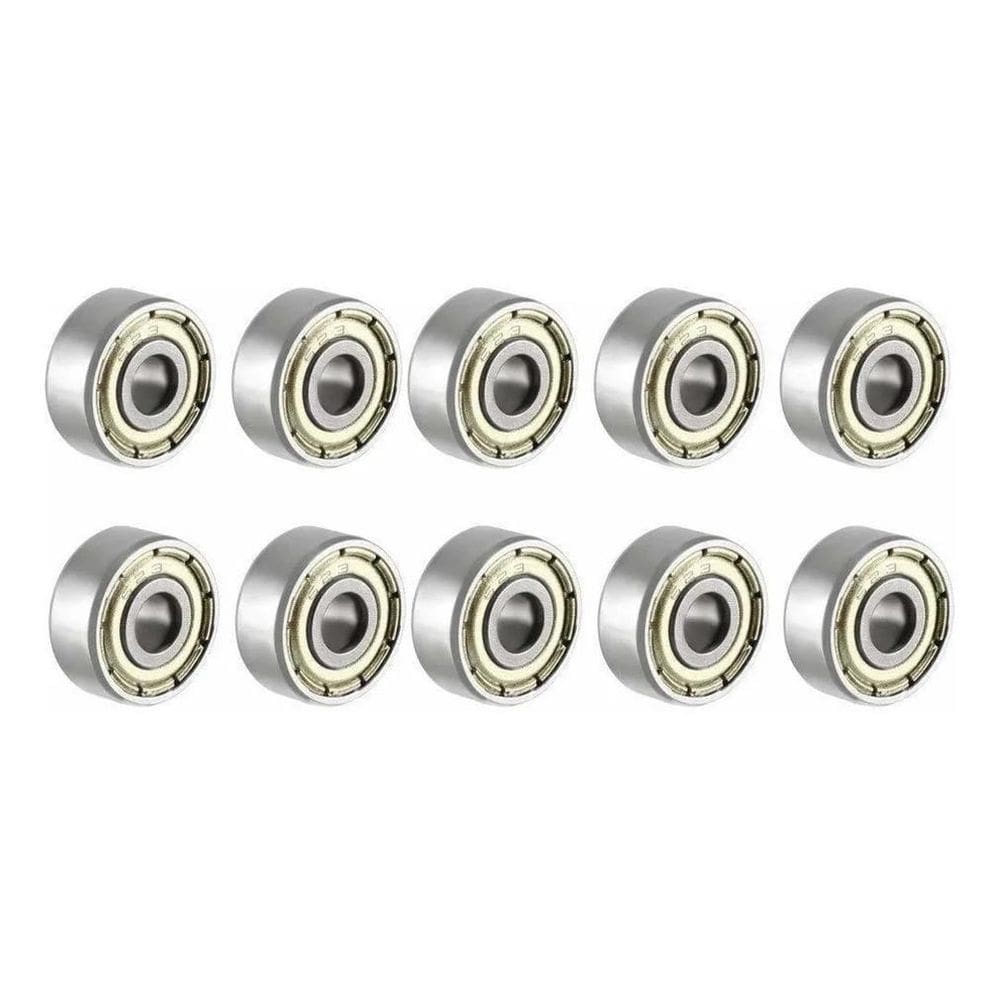 Kit 10 Micro Rolamento 623 Zz - 623Zz 3X10X4Mm Aço Carbono