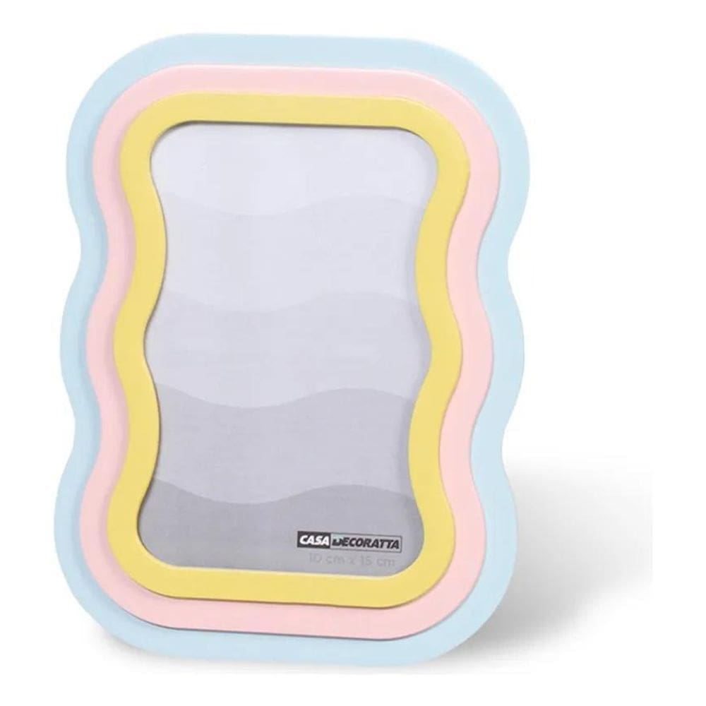 2X Porta Retrato 10X15 Infantil Candy Color Bebe Rosa Azul B