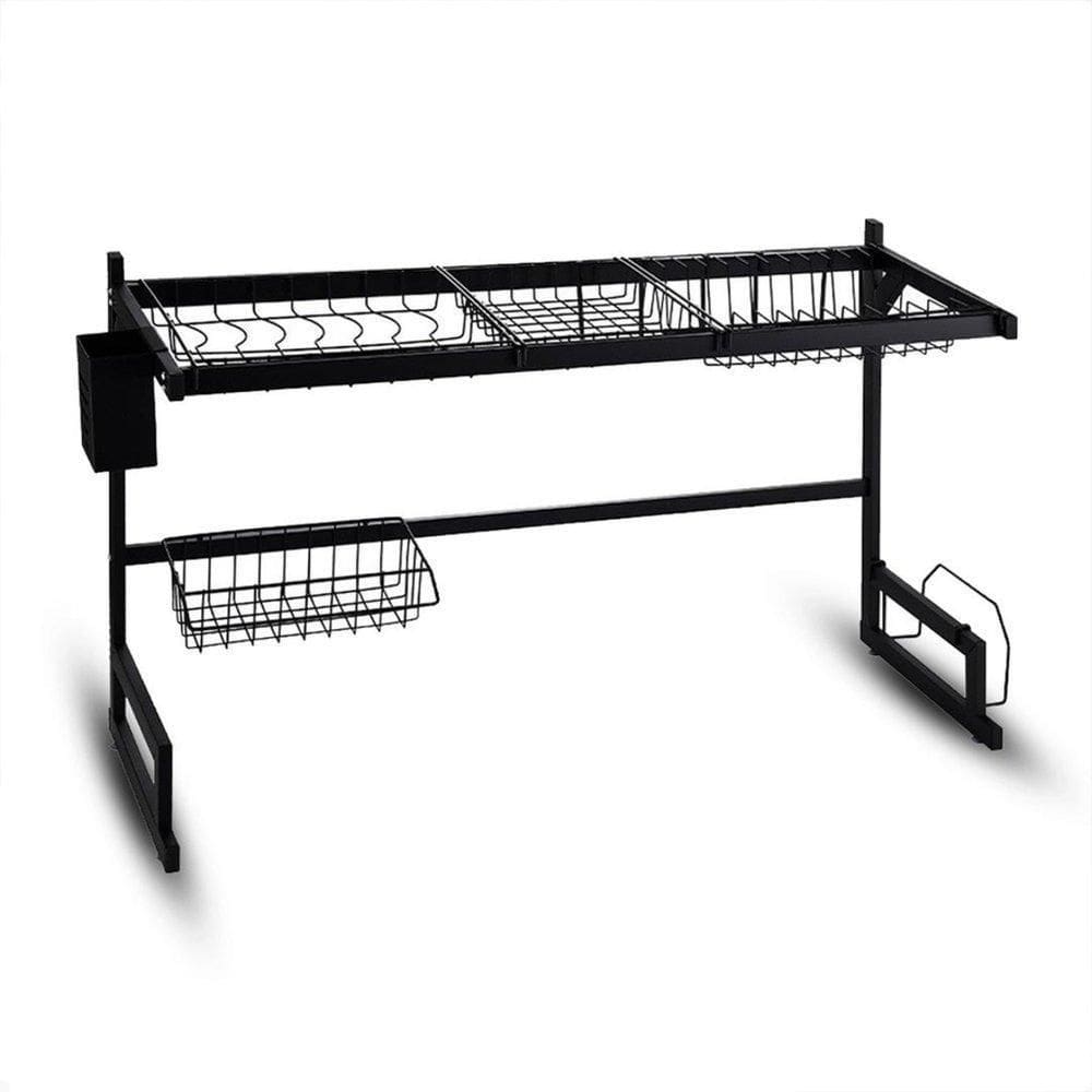 Escorredor De Louças Suspenso Para Pia - Preto Fosco