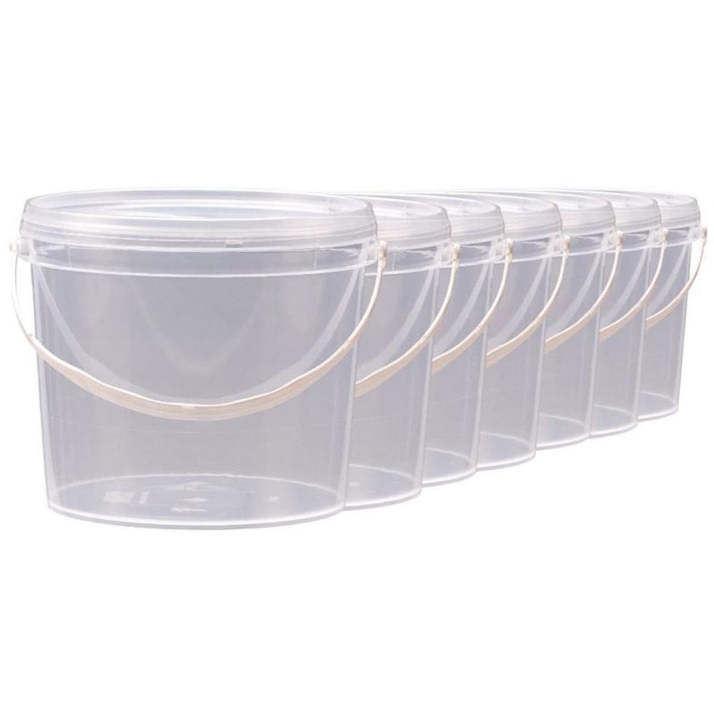 Balde Para Cozinha Transparente 7 Pçs