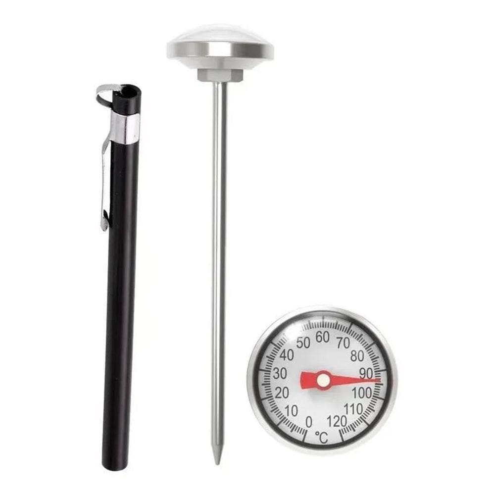 Termômetro Culinário Clip Cremeira Barista Café Defumar