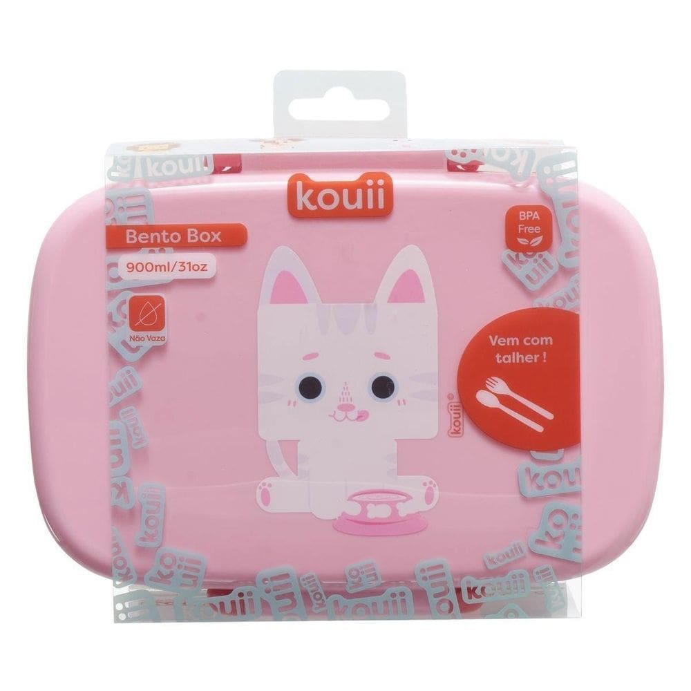 Marmita Bento Box Infantil Kouii Filhotiis Gato Mia