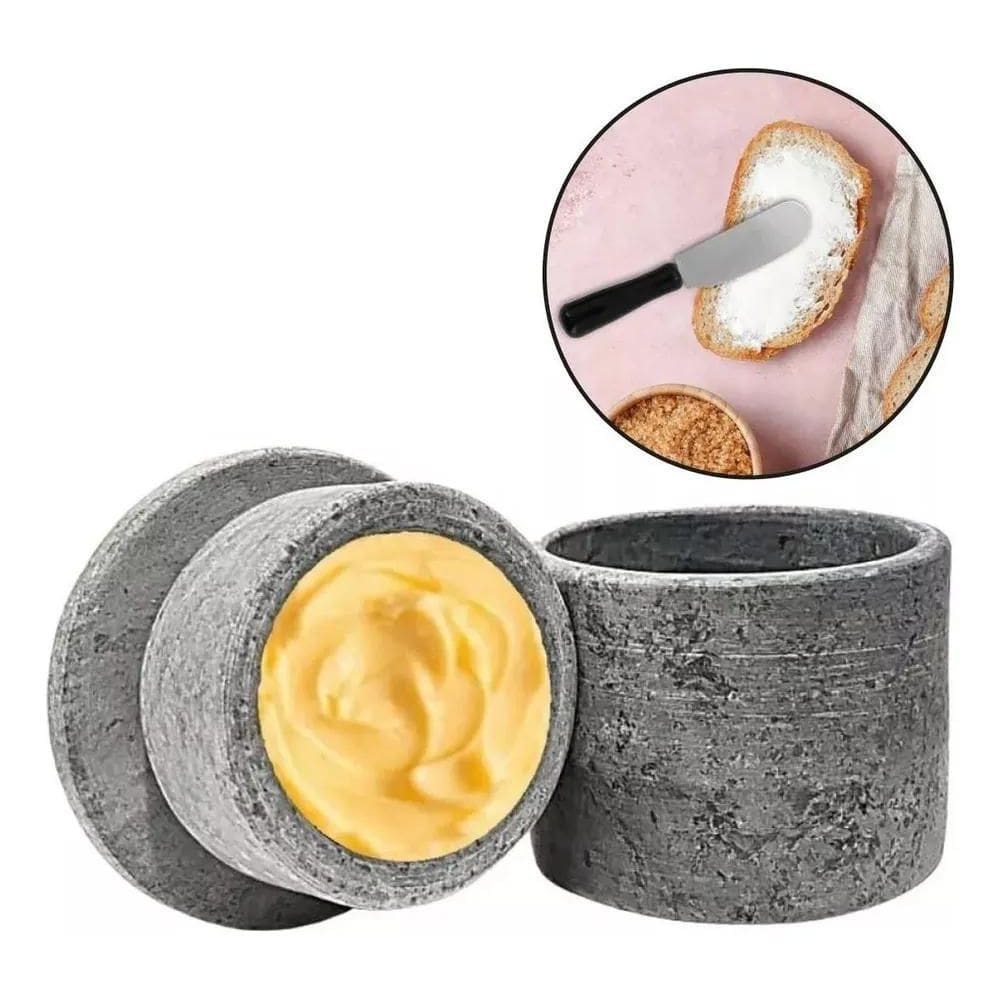 2X Mantegueira Francesa De Pedra Rústica Natural