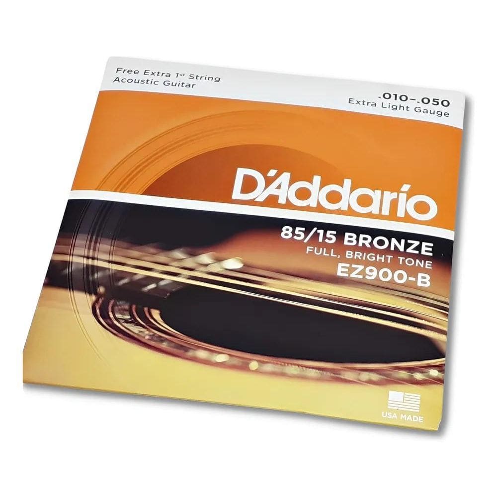 Encordoamento Cordas Violão Aço Daddario 09 010 010 - Ez900