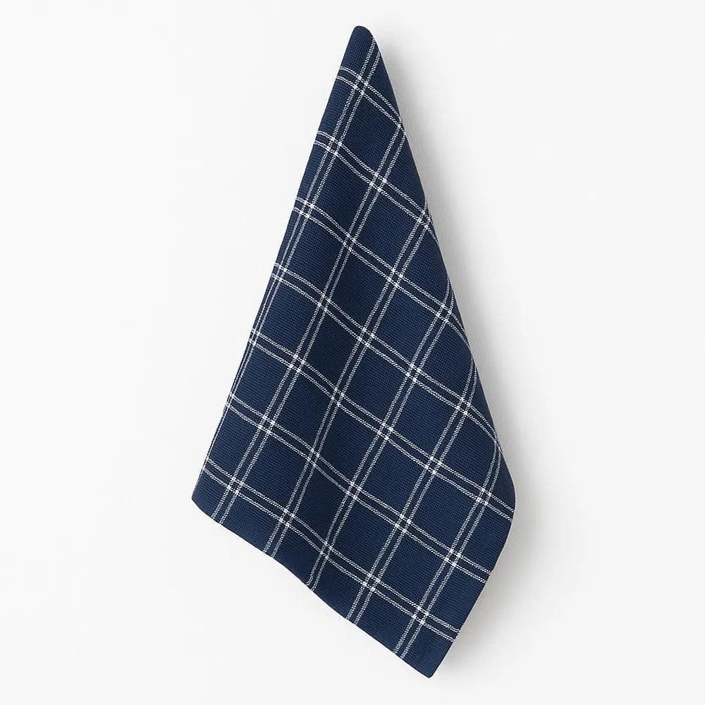 Pano De Copa Xadrez - Jolitex Azul Marinho