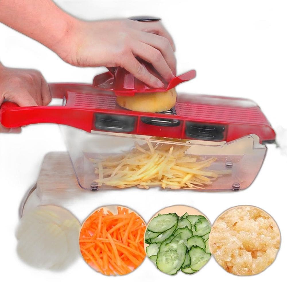 Mandolina Multifuncional Fatiar E Ralar Verduras E Legumes