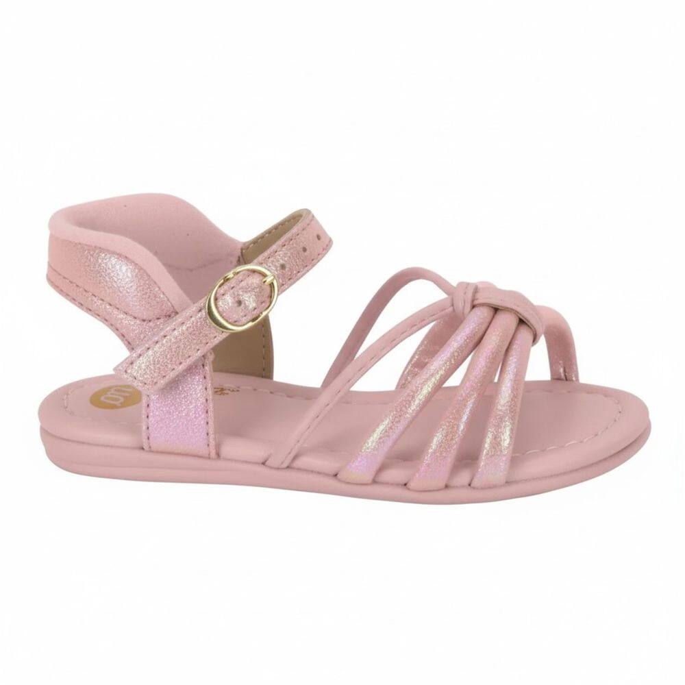 Sandalia Menina Tiras Holografica Bebe Molekinha 2114.270