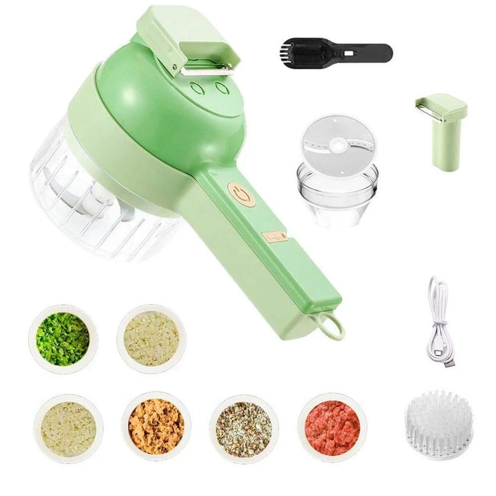 Processador Cortador Elétrico E Fatiador De Alimentos