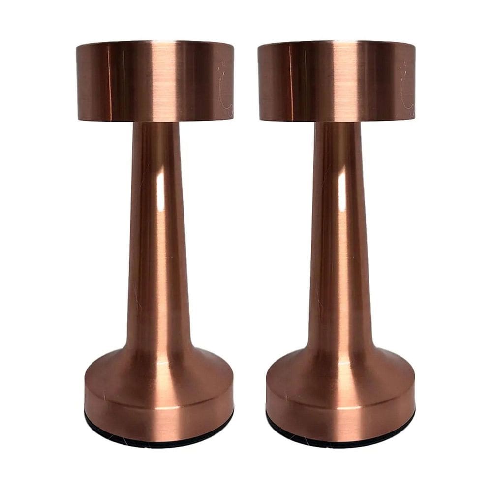 Kit 2 Luminária De Mesa Led 9X21,5 - Paramount Rose