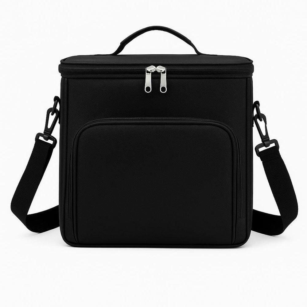 Bolsa Térmica Marmita Com Alça Preta Impermeável Espaçosa Leve