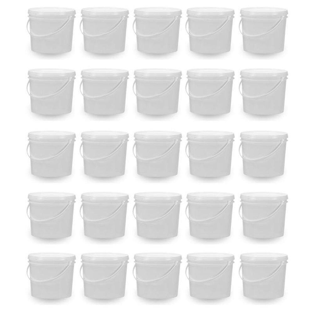 Balde 1.8L Branco Para Alimentos Congelados 25 Pçs