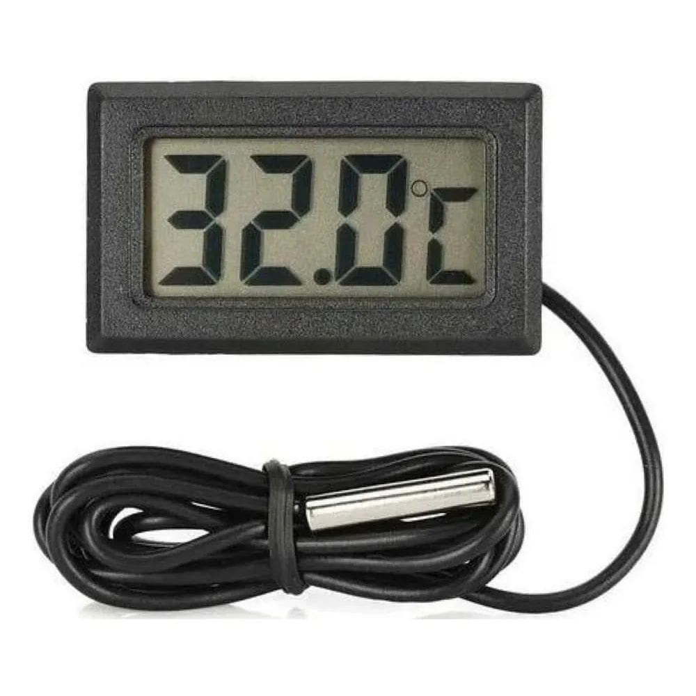 2X Termômetro Digital Lcd Freezer / Chocadeira / Aquário Pre