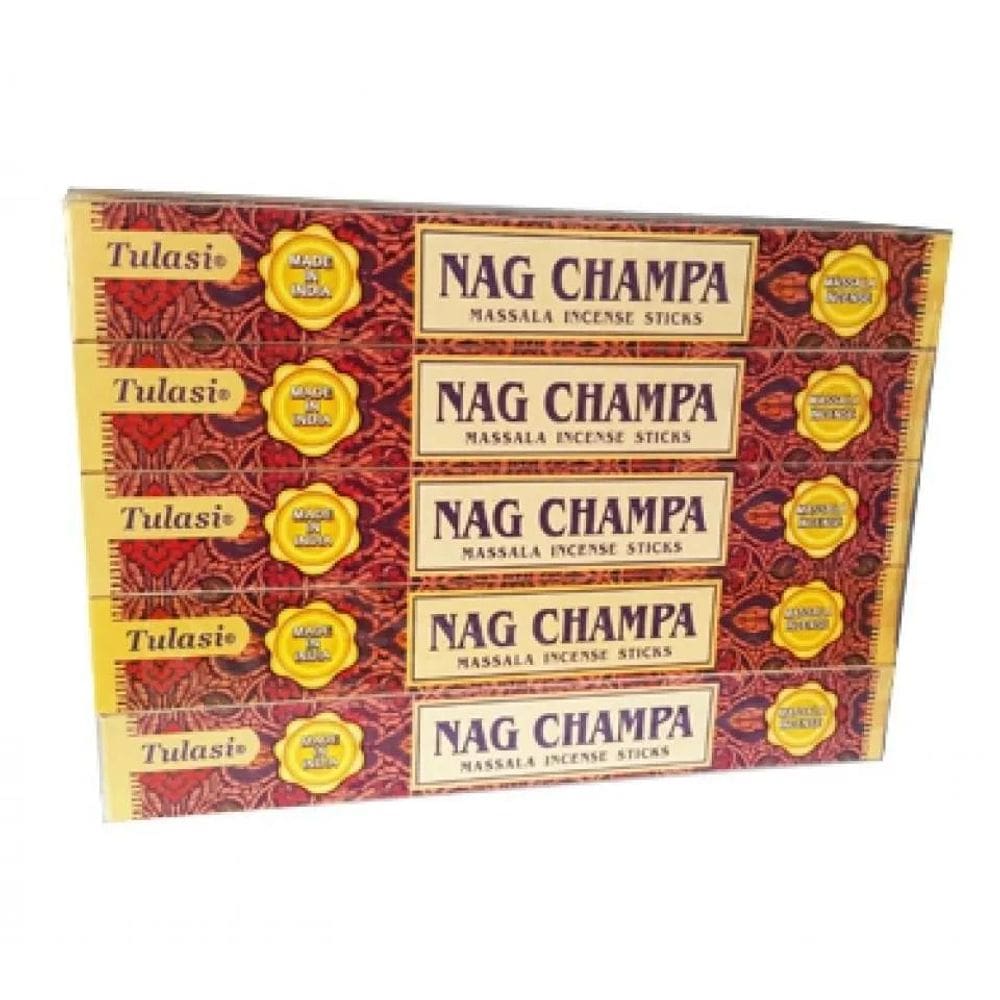 3X Incenso Tulasi Massala Nag Champa Pacote Com 10 Caixas