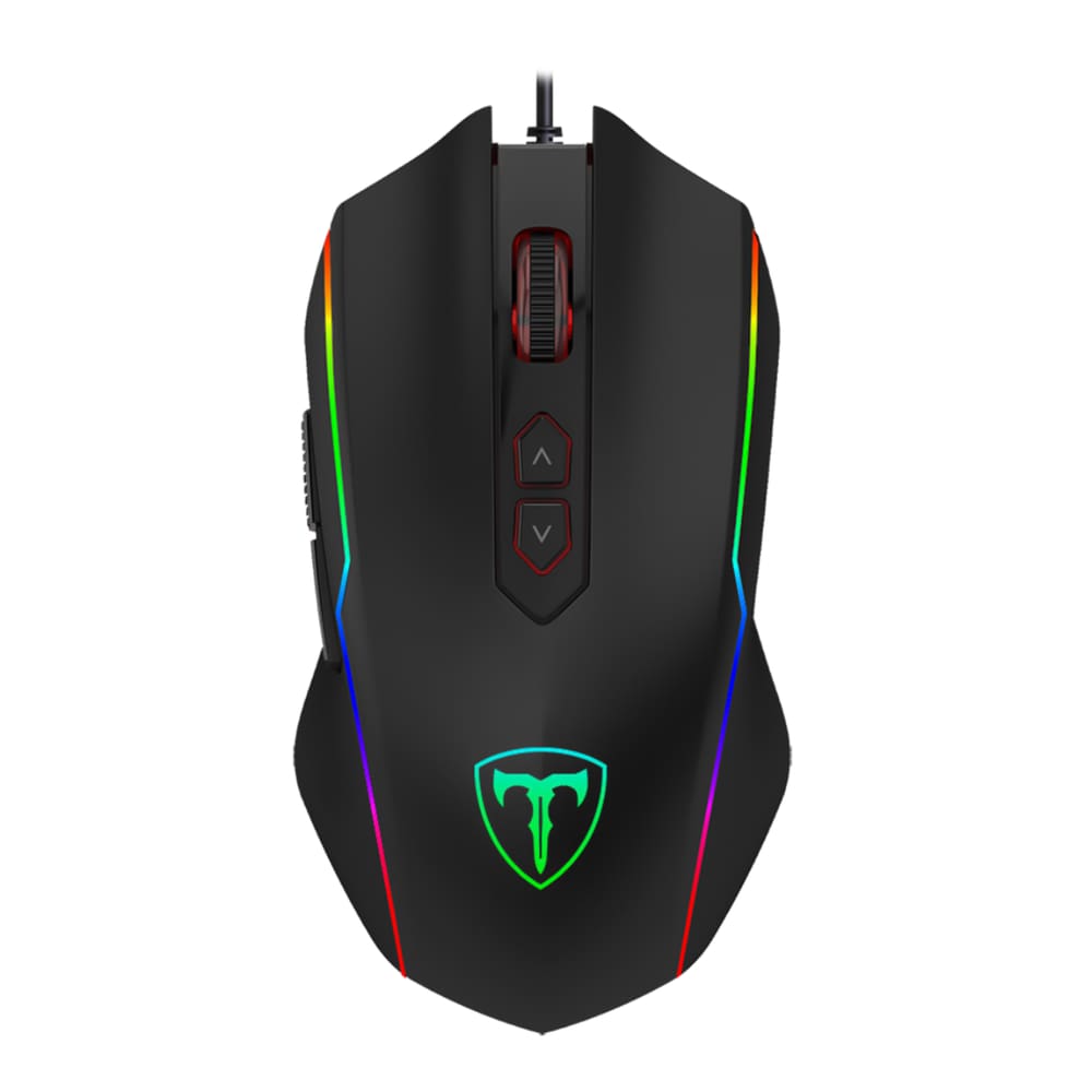 Mouse Gamer T-Dagger Sergeant V1 RGB 4800DPI 1000Hz 8 Botões Preto - T-TGM202RGB V1