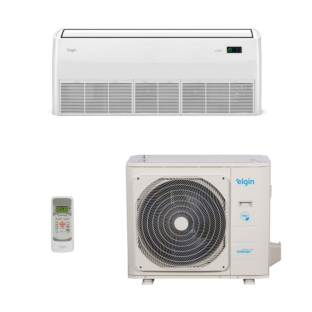 Ar-Condicionado Split Piso Teto Inverter Eco R-32 Elgin 48.000 BTUs Só Frio 220V Monofásico
