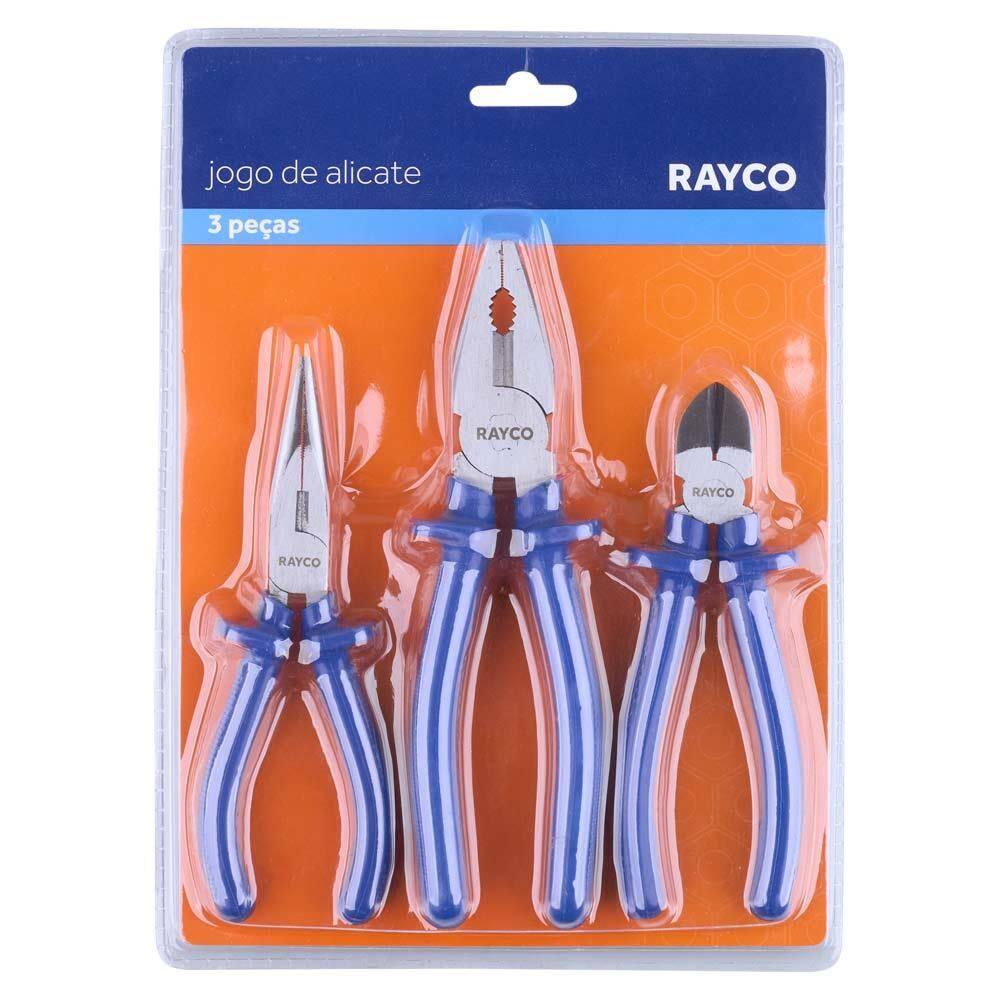 Jogo de Alicates 3 Peças Rayco 24702