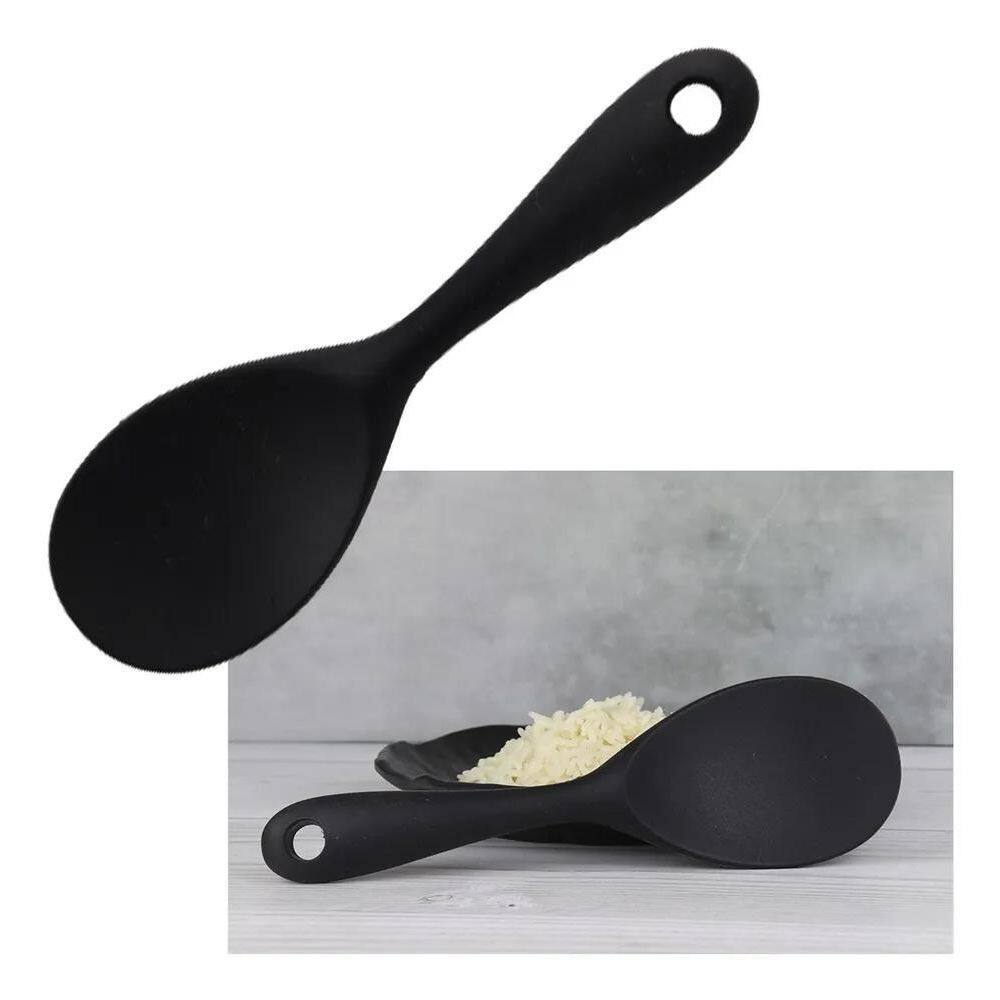 Colher Em Silicone Para Arroz E Molho Utensílio Cozinha Cor