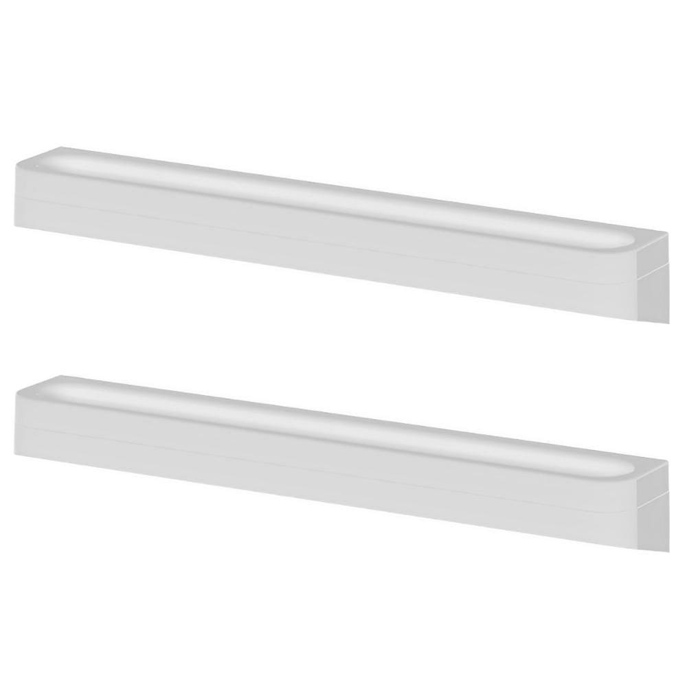 2X Toalheiro Banheiro Porta Toalha De Parede Ou Branco