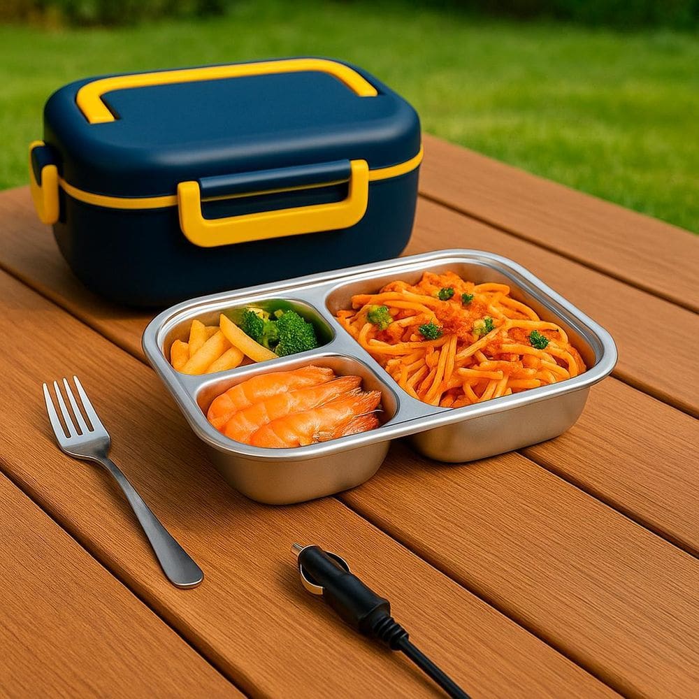 Marmita Elétrica Térmica 1.5L Almoço Recipiente