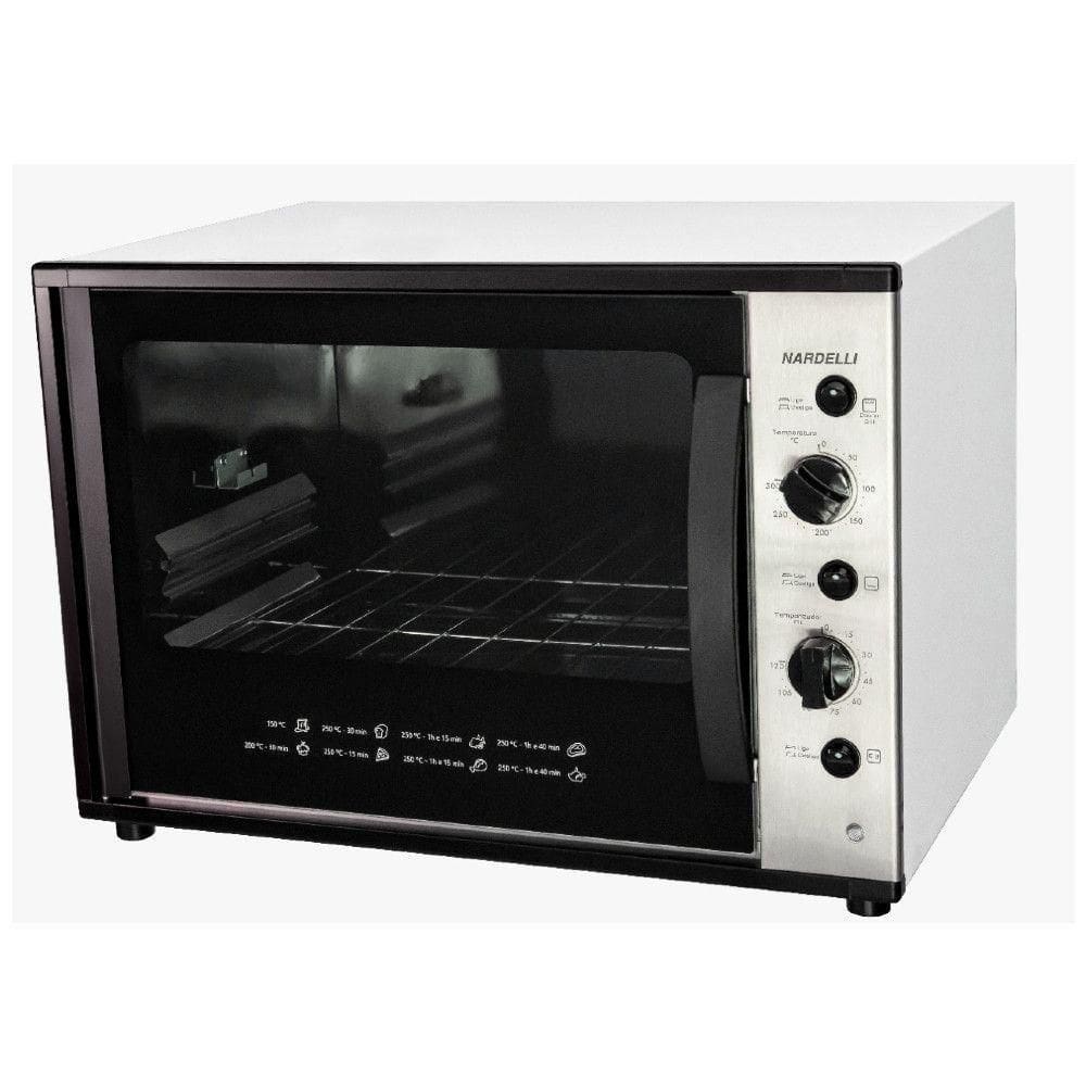 Forno Elétrico Bancada Nardelli SMART60S Com Espeto Giratório Preto 220V