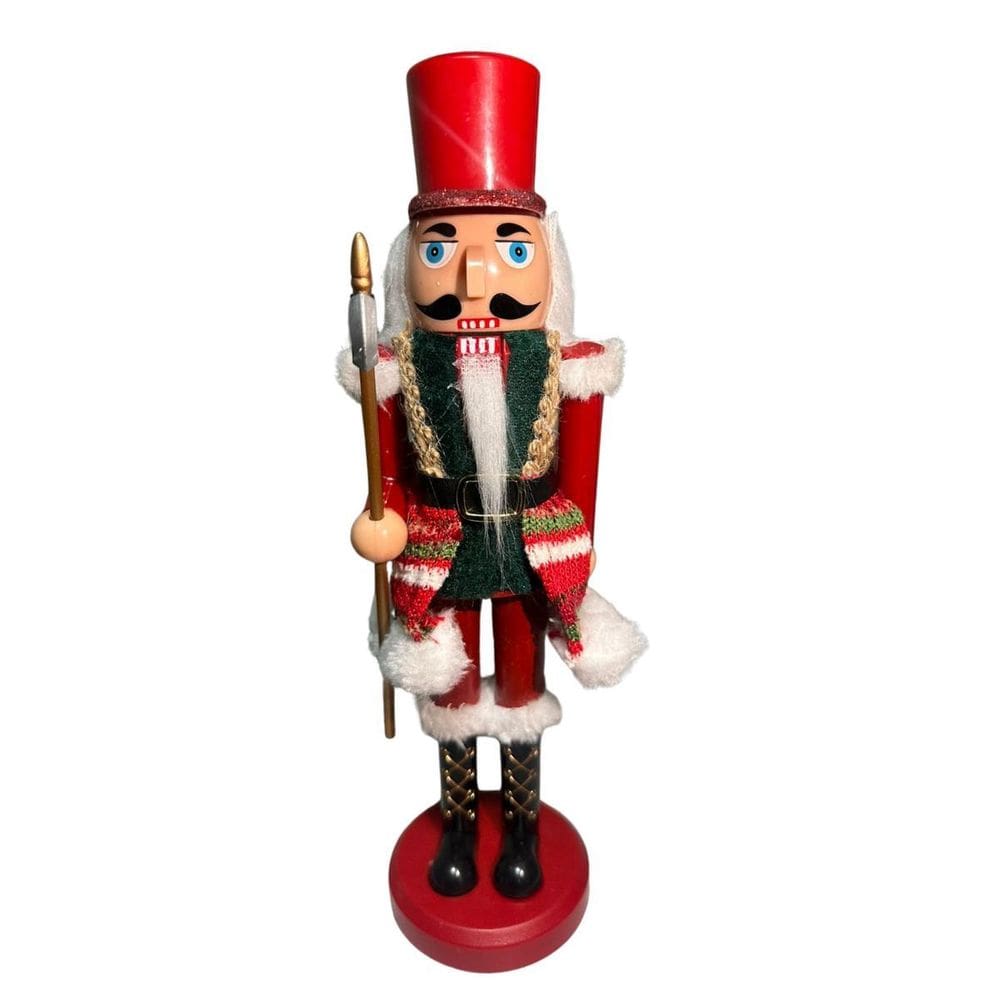 Quebra Nozes Vermelho Machado Decoração 4Mix - 28Cm 30286