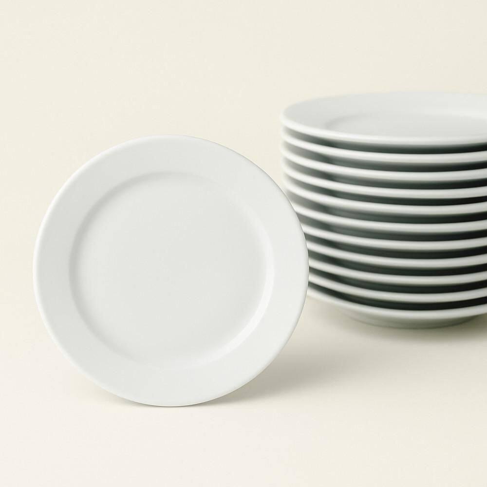 Kit 20 Pratos Sobremesa Tramontina Paola Porcelana 21cm