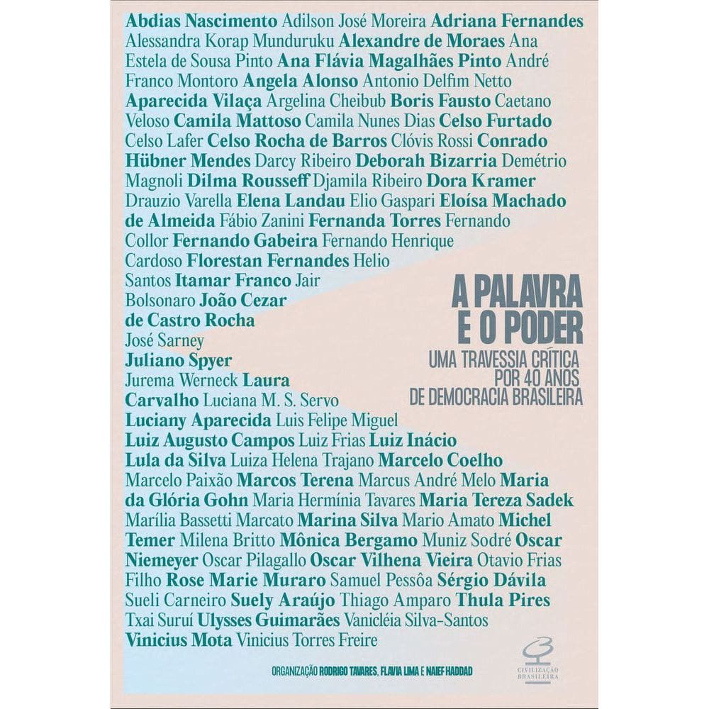 A Palavra E O Poder - Uma Travessia Crítica Por 40 Anos De Democracia Brasileira