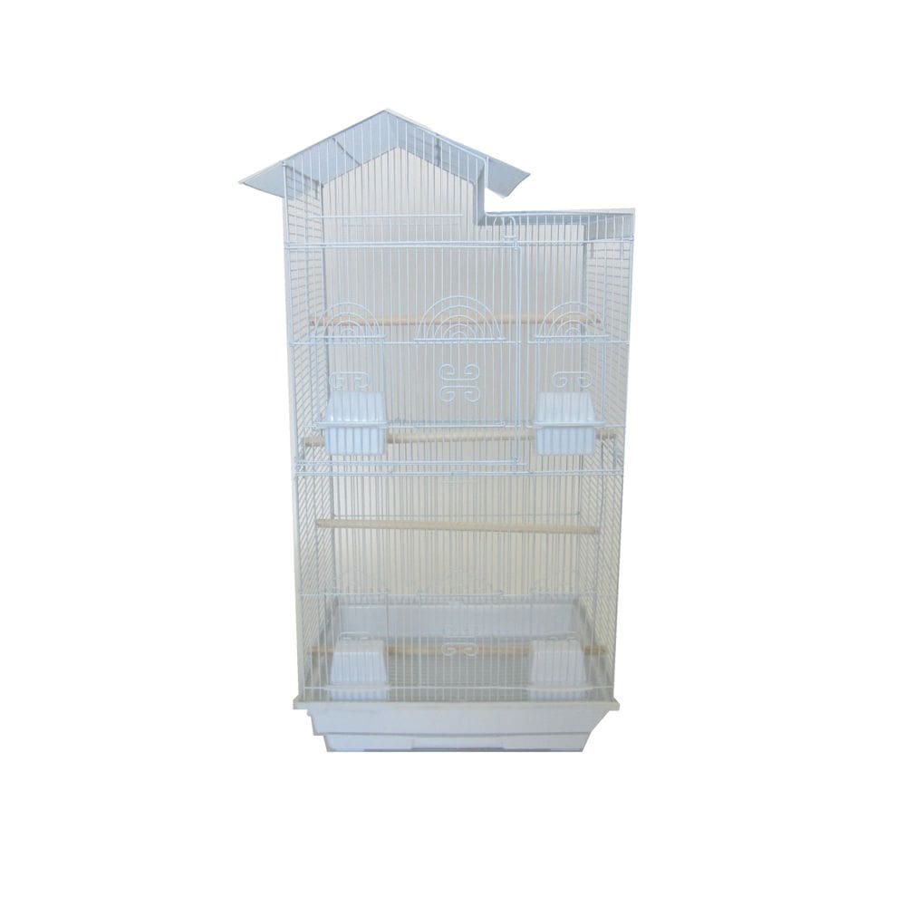 Gaiola para pássaros YML 46x36 cm Villa Top White