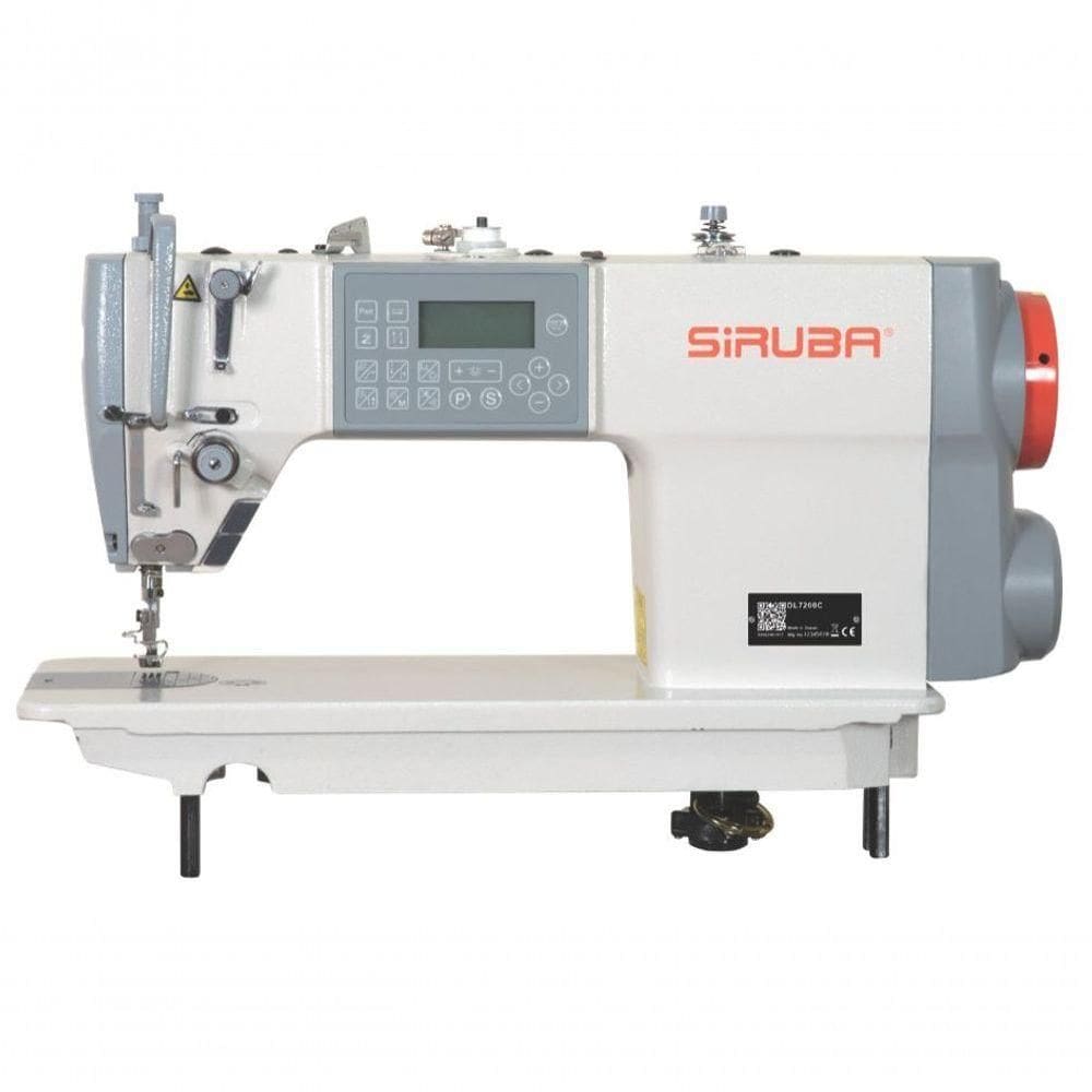 Reta Com Cortador De Linha Eletrônica Siruba: Dl7200c-