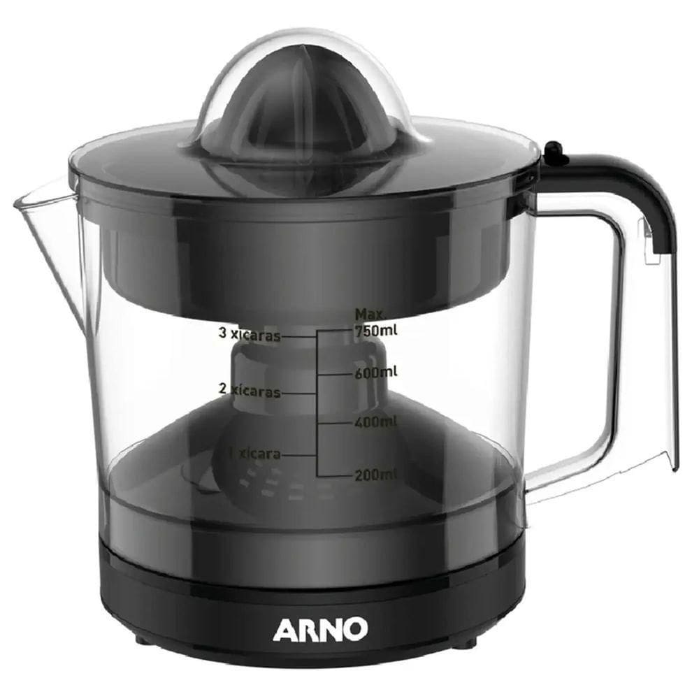Espremedor Frutas Arno Suco Express 0,75l - Cp31 Preto 220 Volts