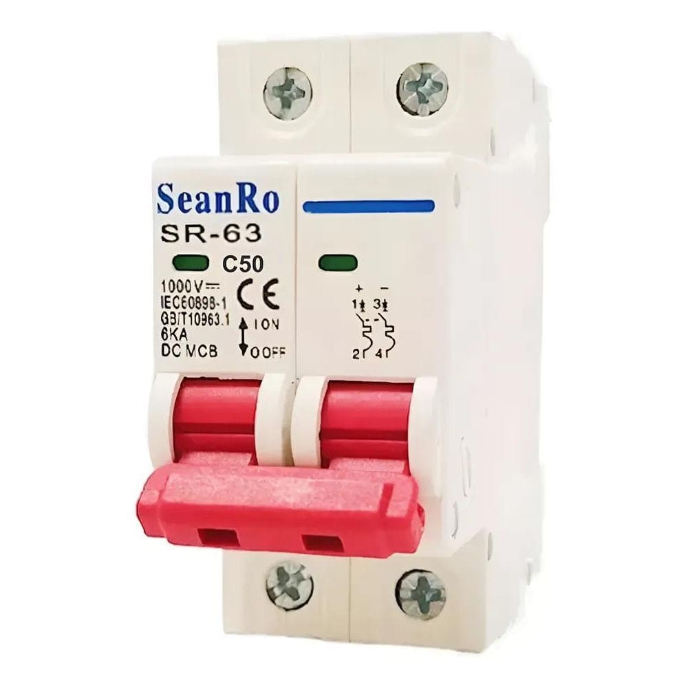 Disjuntor Cc 16A 20A 25A 32A 40A 50A 63A Solar F 50 A - 1000