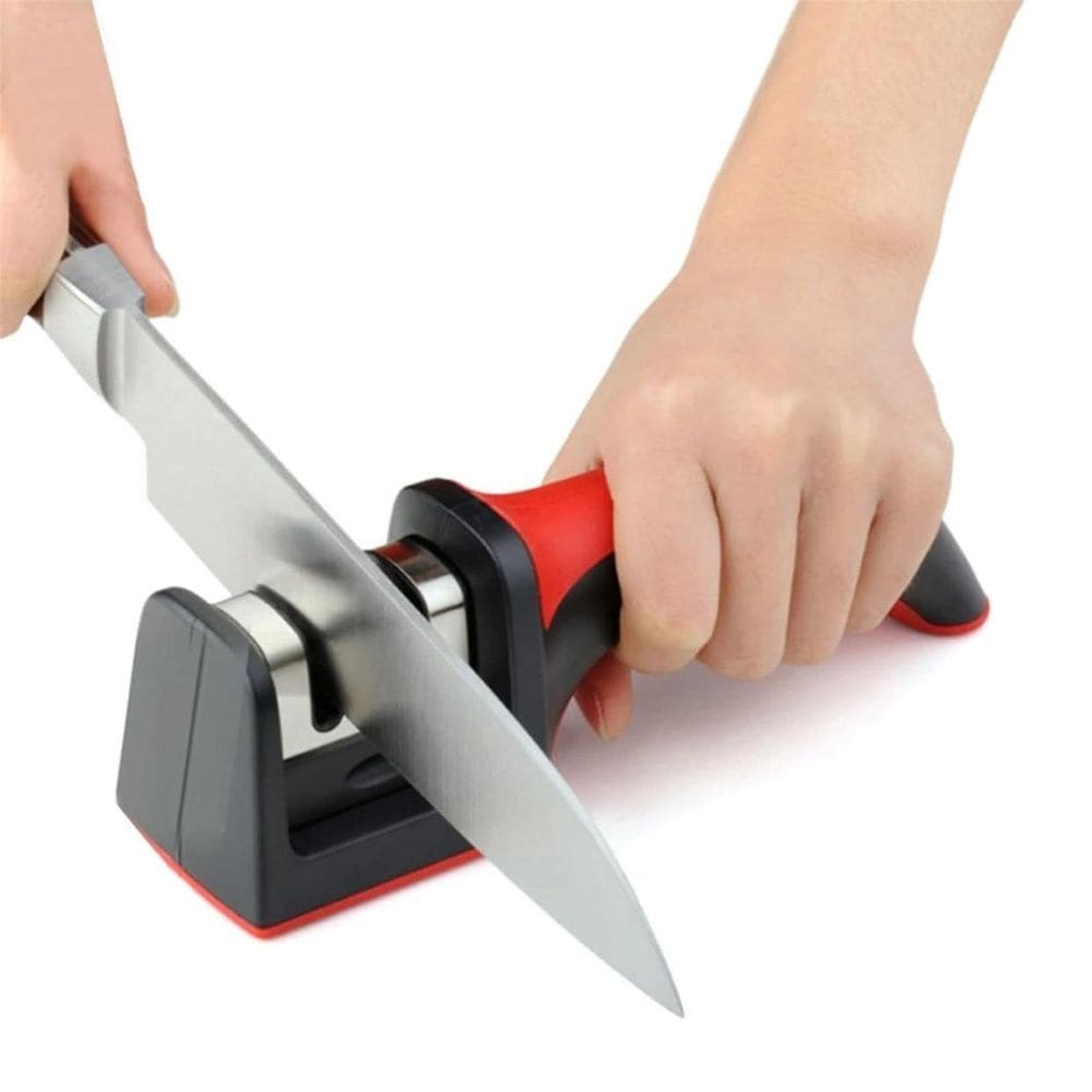 Amolador De Facas 3 Opções Afiar Fio Inox