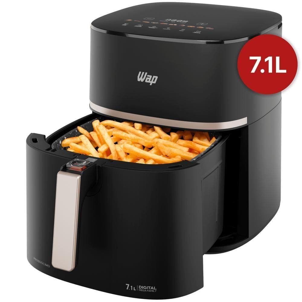 Fritadeira Elétrica WAP Air Fryer Family Digital 7,1L 220V