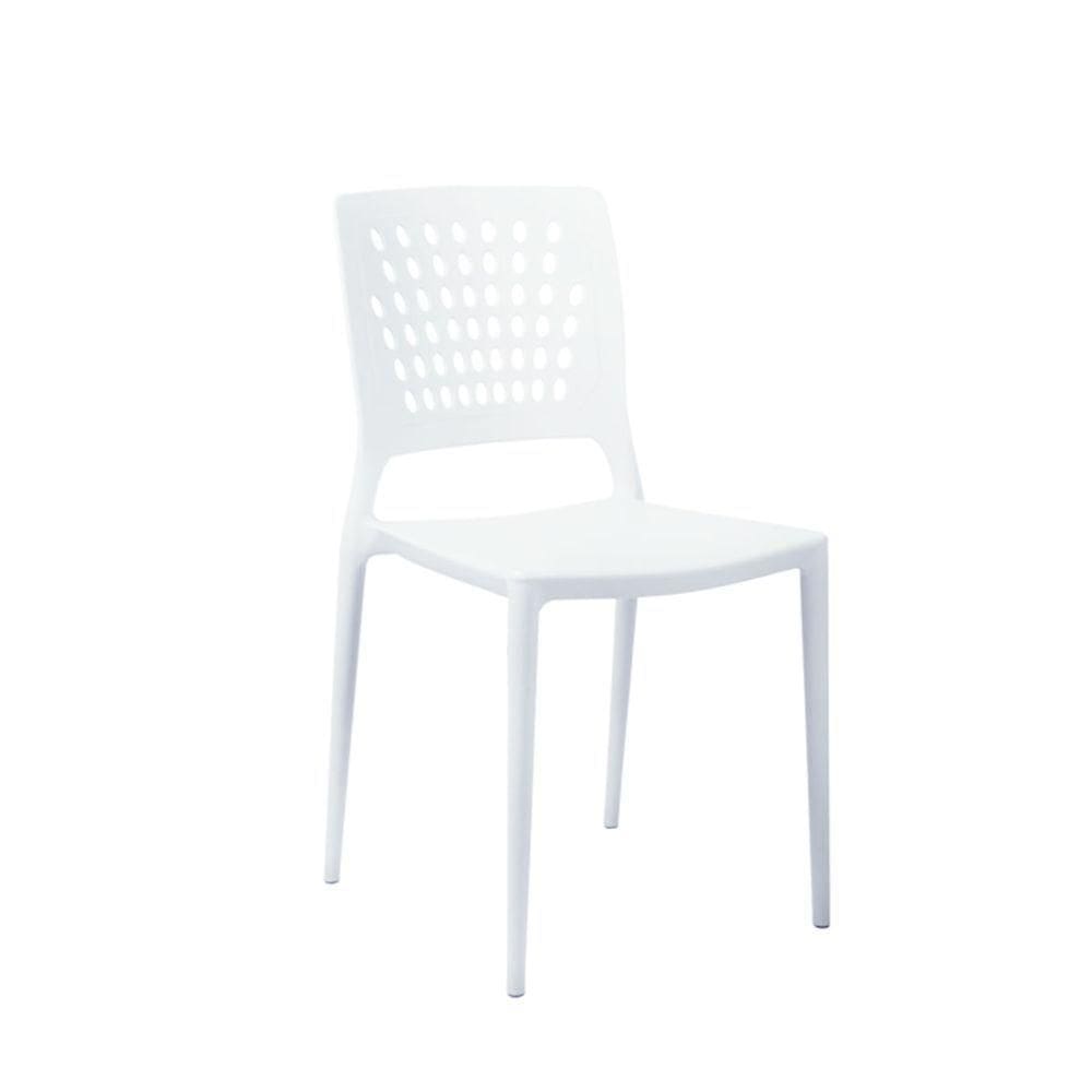 Cadeira Marte Branca Empilhável Em Polipropileno Acrilys