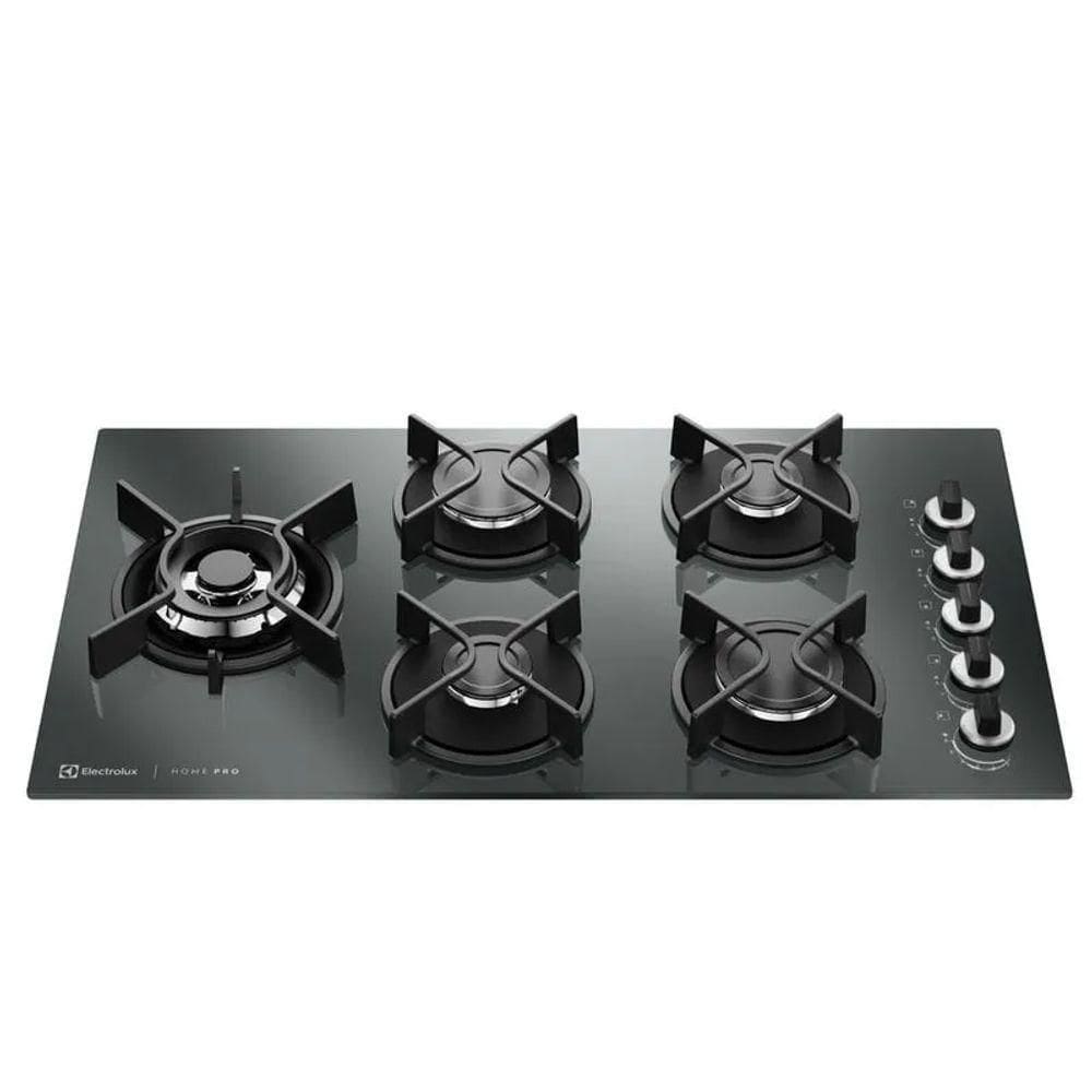 Cooktop 5 Bocas A Gás Electrolux Espelhado KE5HP Bivolt