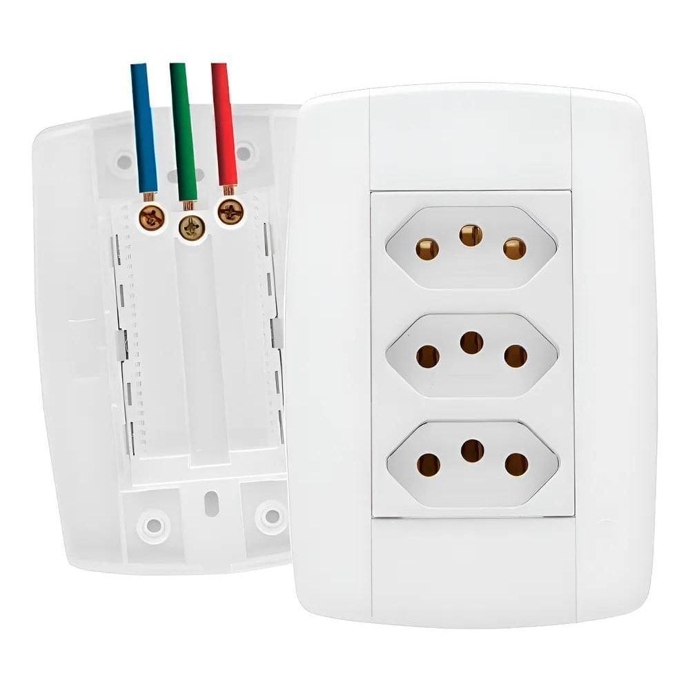 Tomada Tripla 20A Ilumi Lev